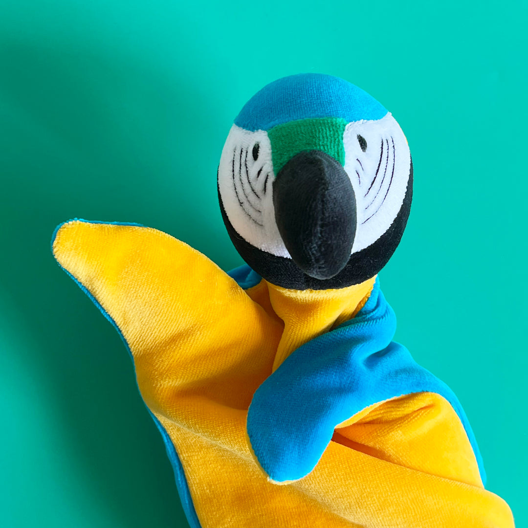 Parrot Velour Hand Puppet