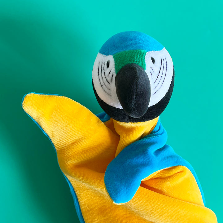 Parrot Velour Hand Puppet
