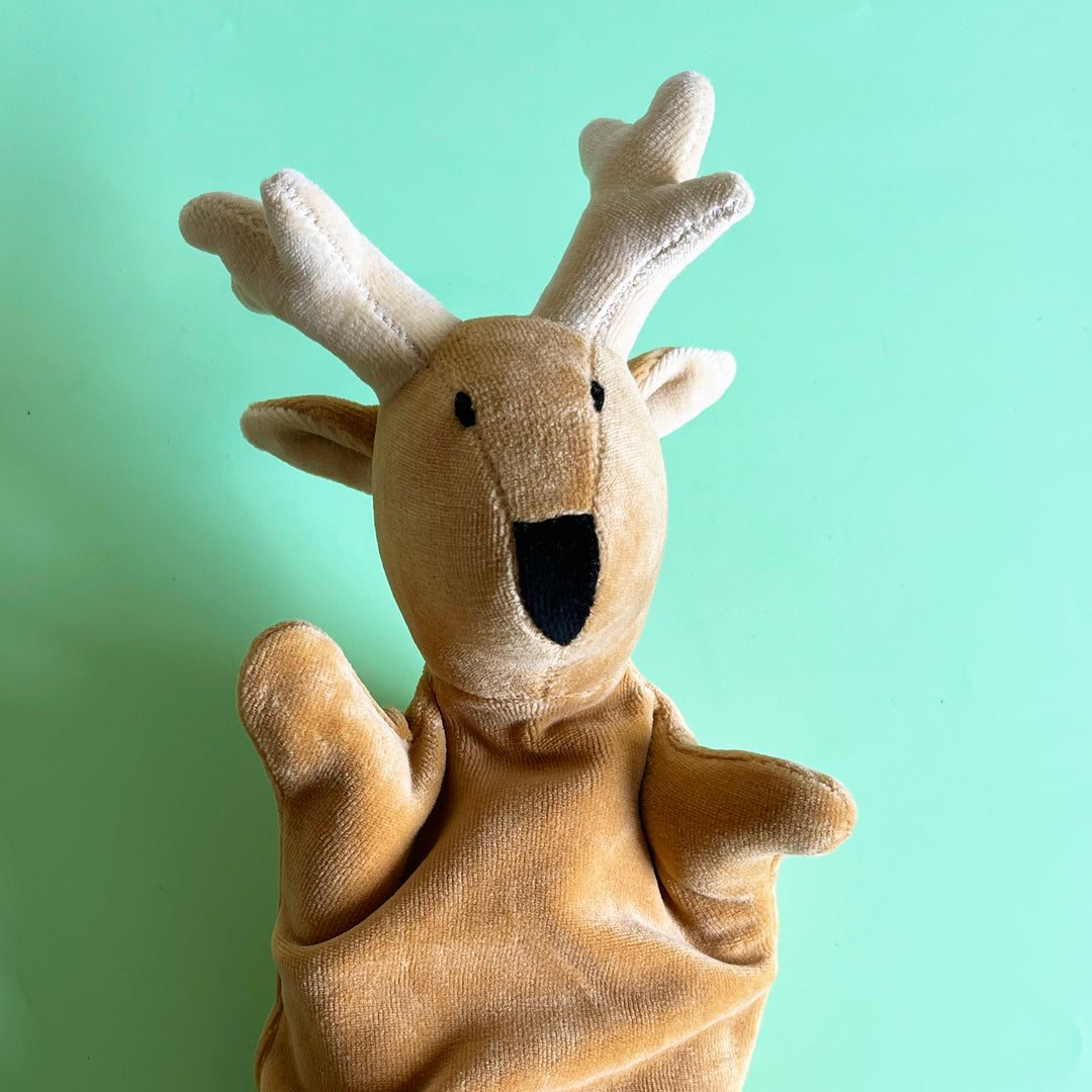 Reindeer Velour Hand Puppet
