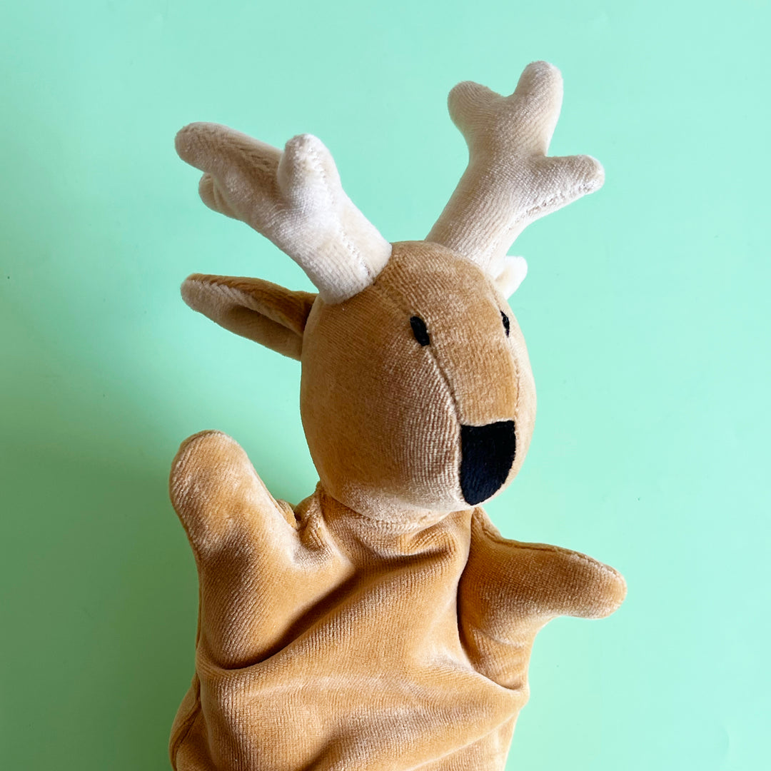 Reindeer Velour Hand Puppet