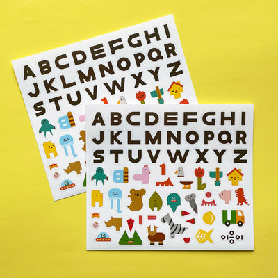 Alphabet Play Stickers