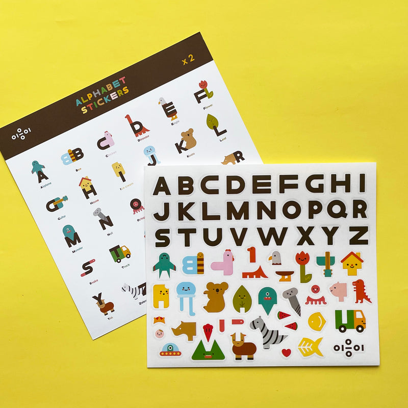 Alphabet Play Stickers