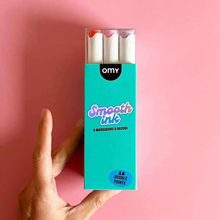 Dual Tip Alcohol Markers - Set of 9