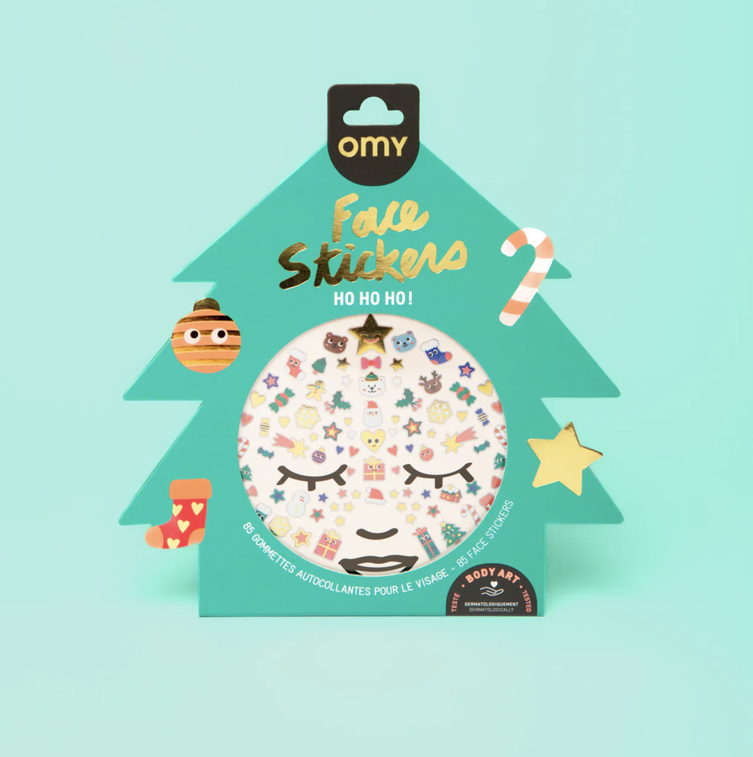 Christmas Face Stickers