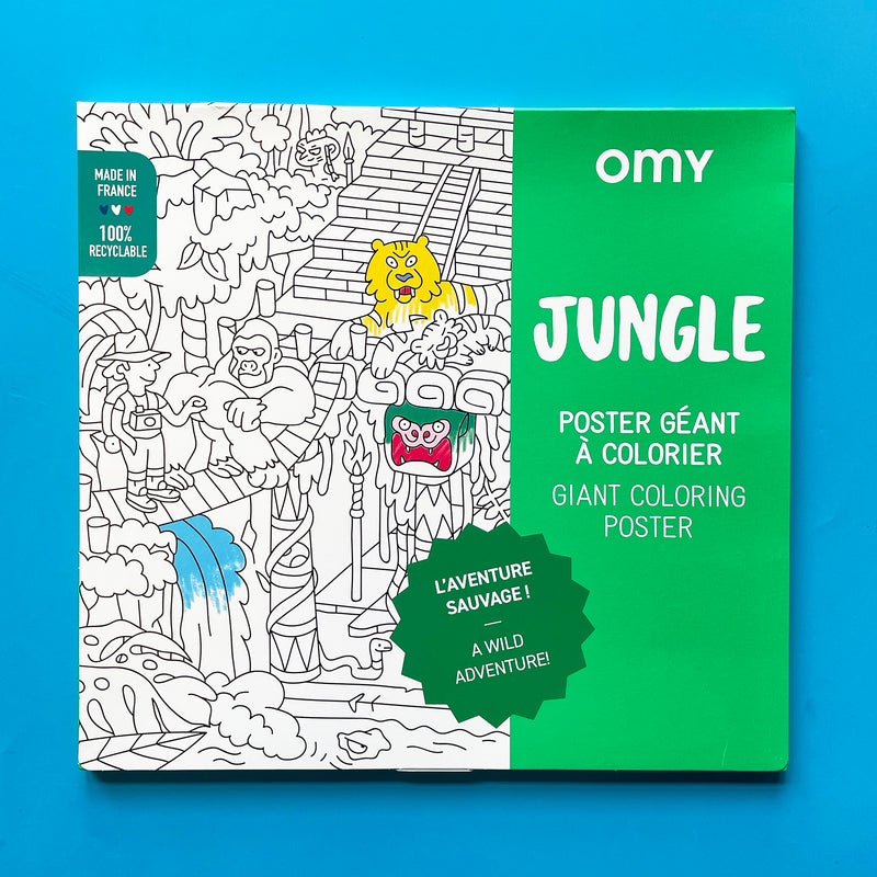 Jungle Giant Coloring Poster