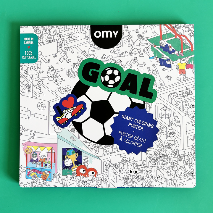 Goal Giant Coloring Poster