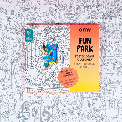 Fun Park Giant Coloring Poster