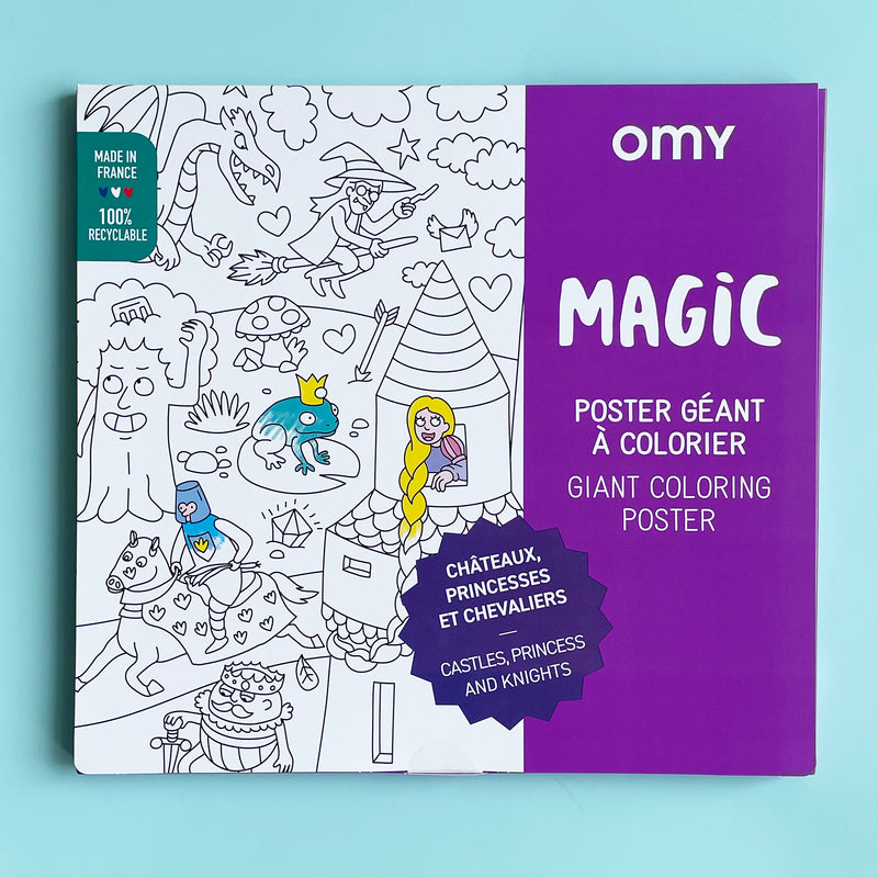 Magic Giant Coloring Poster
