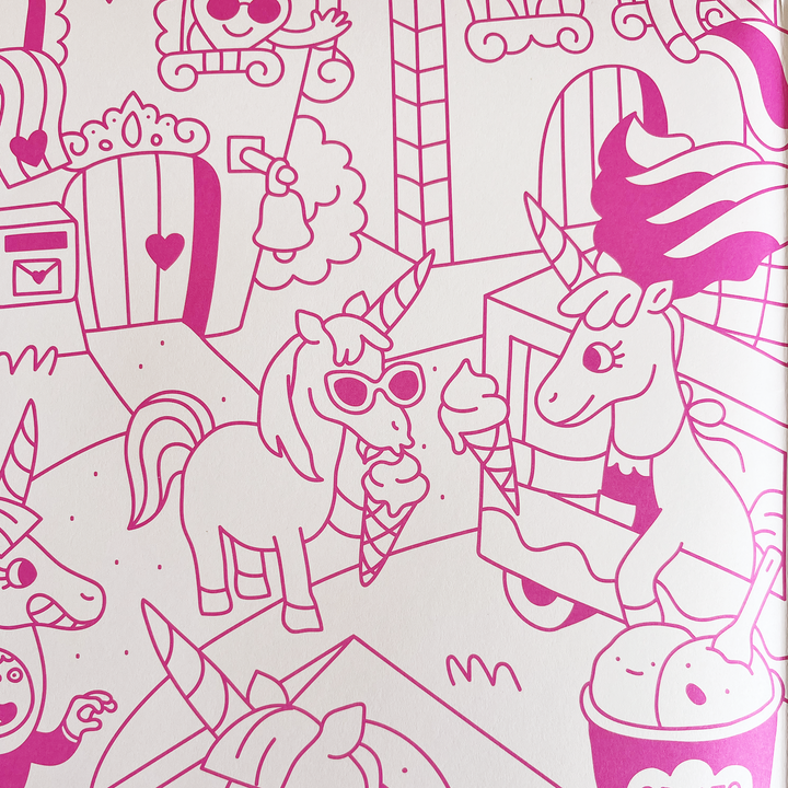 Unicorn Giant Coloring Poster