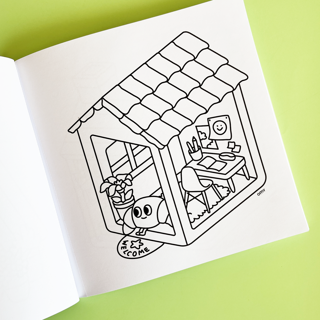 Cozy Art Coloring Book