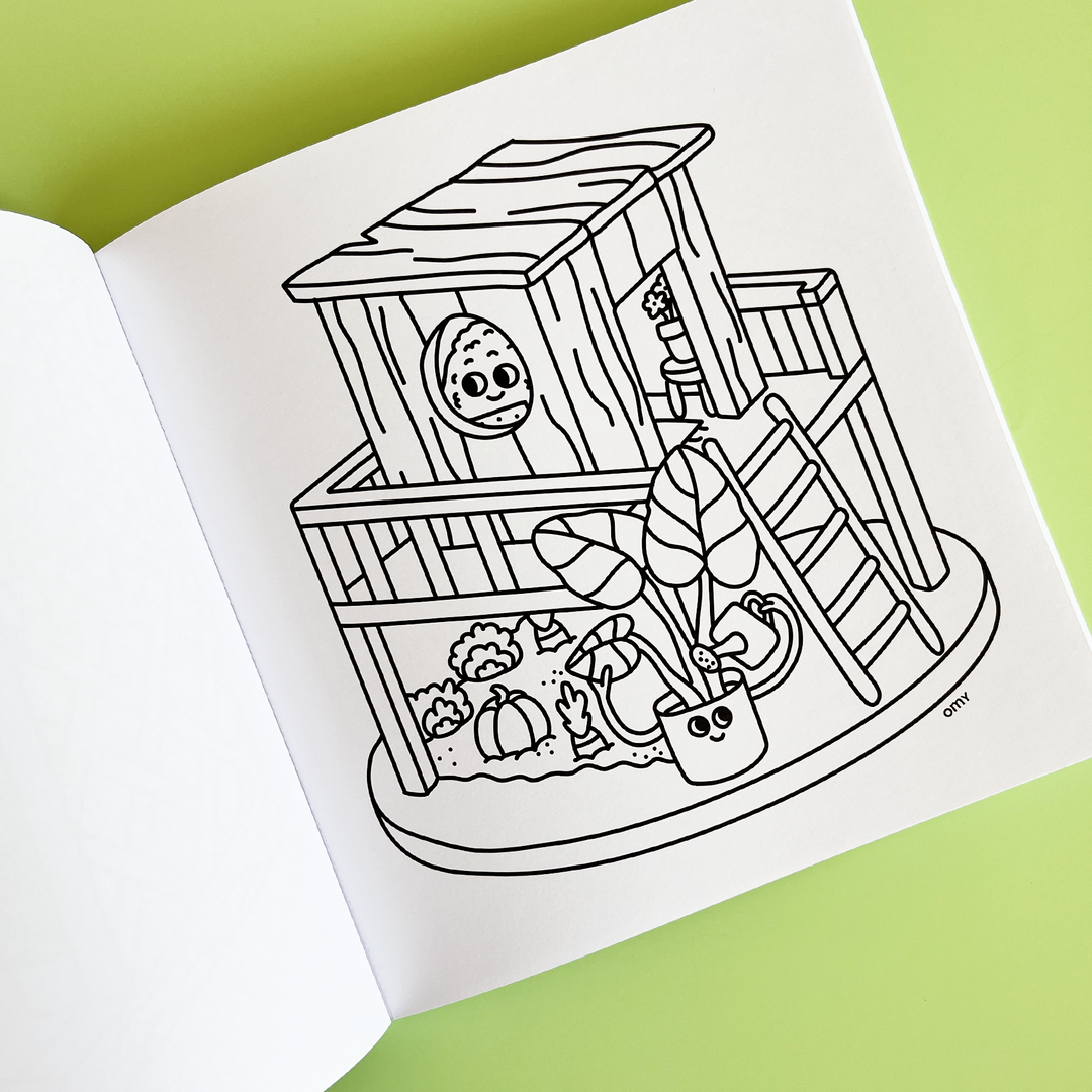 Cozy Art Coloring Book