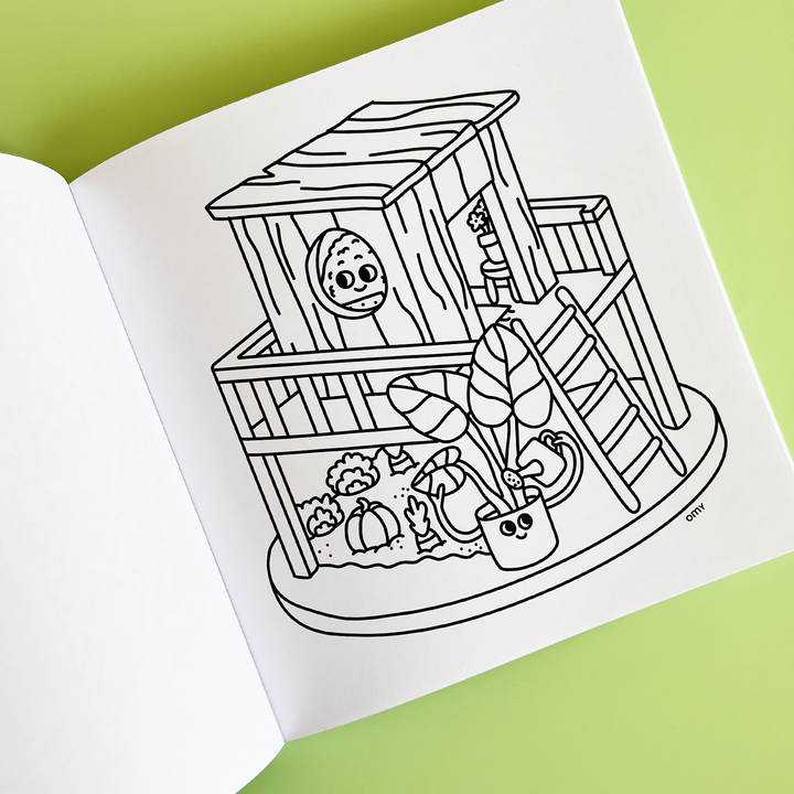 Cozy Art Coloring Book