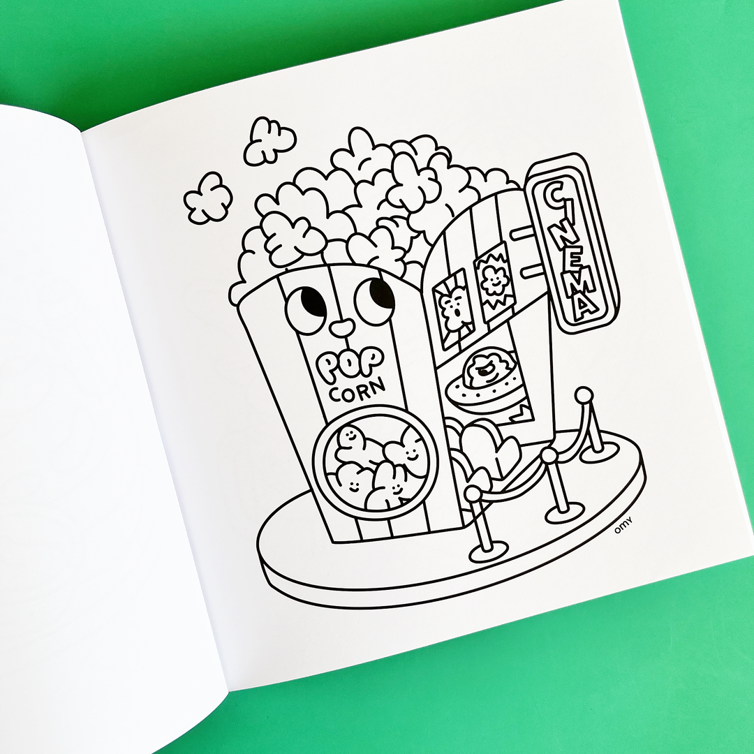 Cozy Art Coloring Book