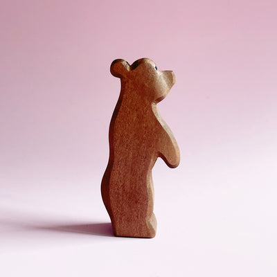Handcrafted Wood Bear