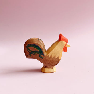 Handcrafted Wood Chicken