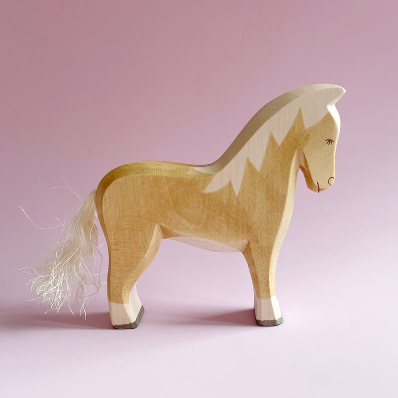 Handcrafted Wood Horse