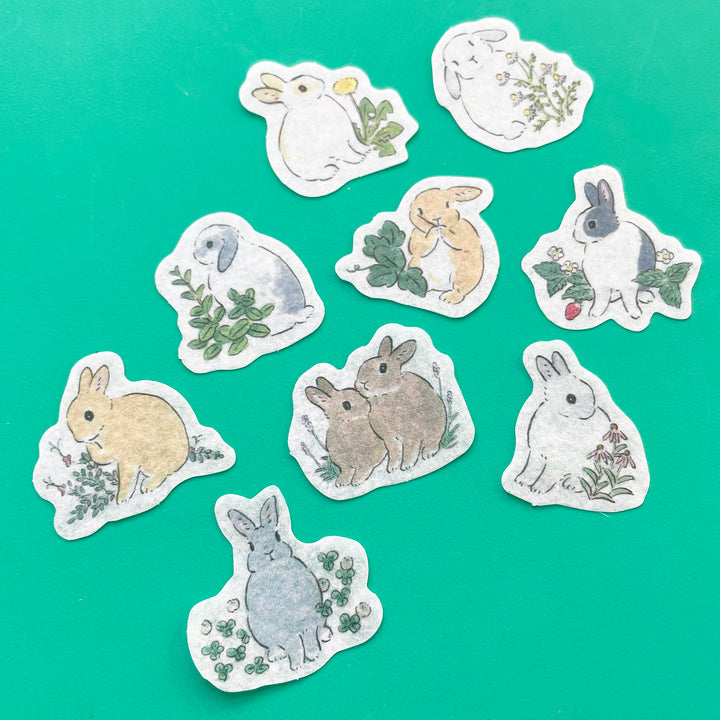 Little Bunny Flake Stickers