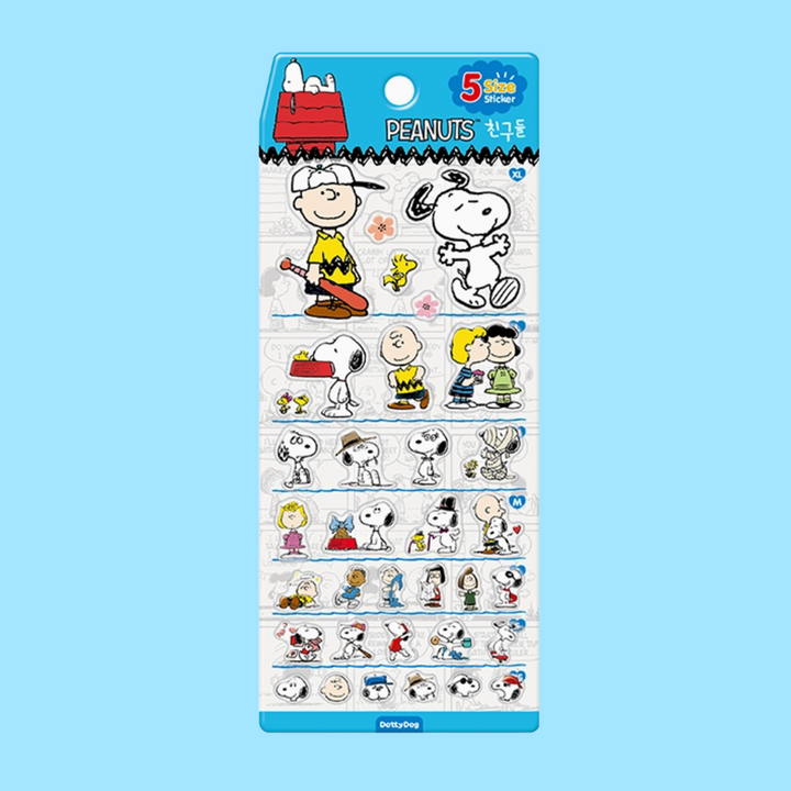 Peanuts Friends Jelly Coating Stickers