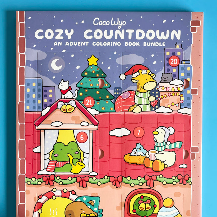 Cozy Countdown Advent Coloring Book Bundle