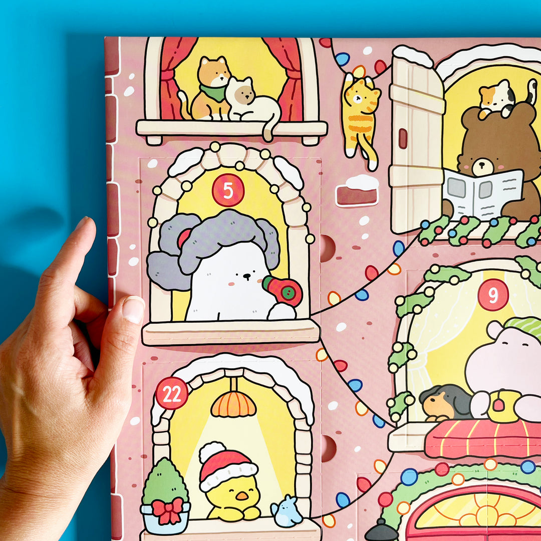 Cozy Countdown Advent Coloring Book Bundle