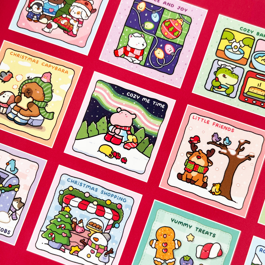 Cozy Countdown Advent Coloring Book Bundle