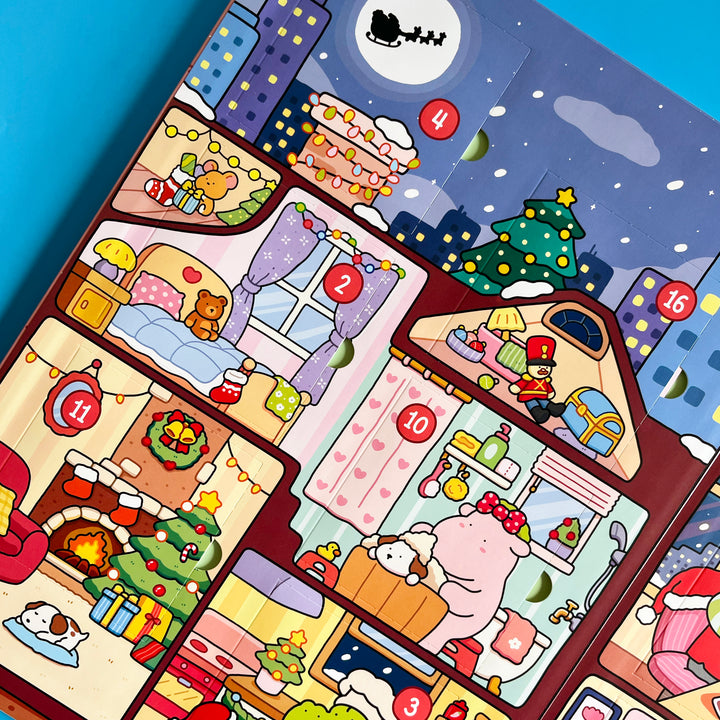 Cozy Countdown Advent Coloring Book Bundle