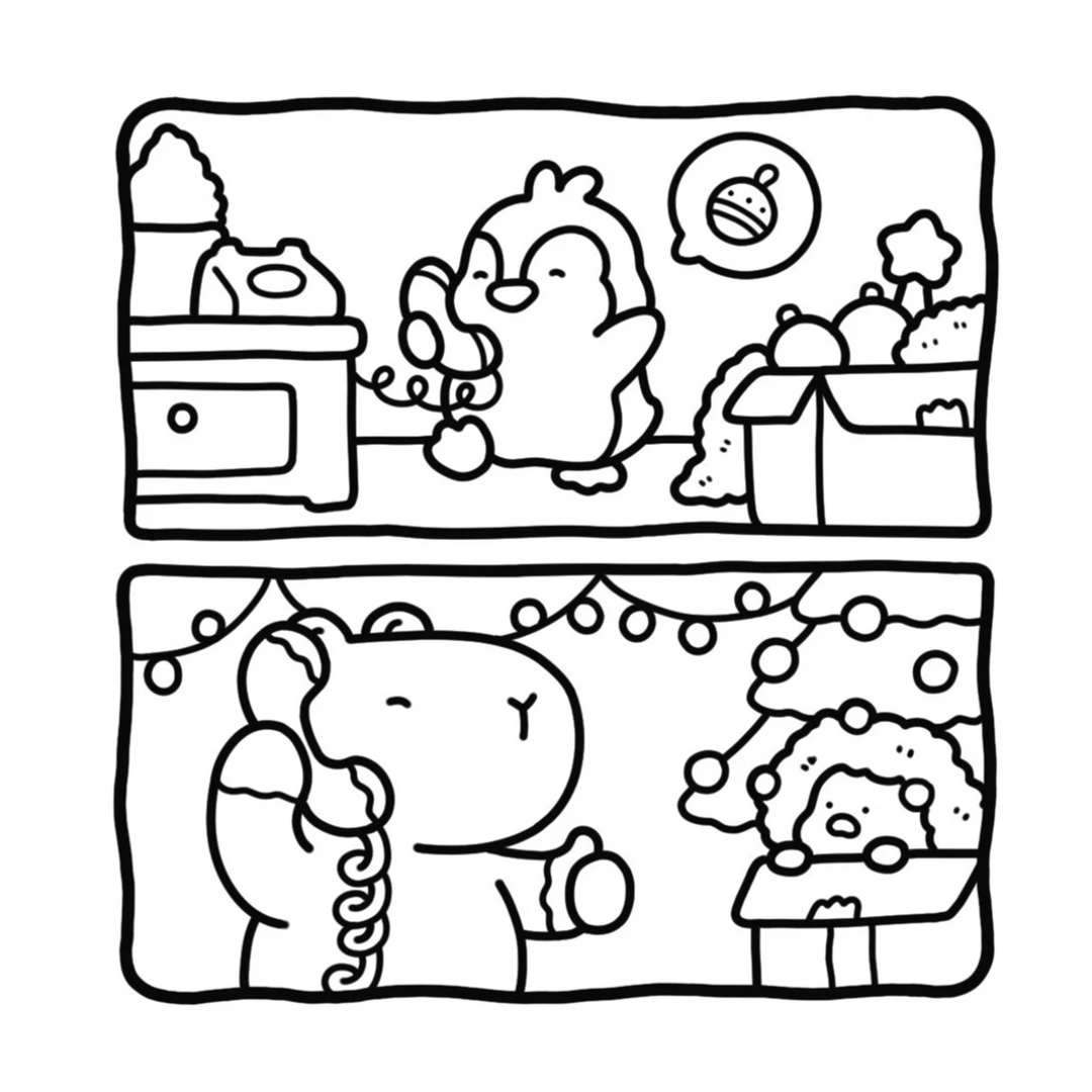 Cozy Countdown Advent Coloring Book Bundle