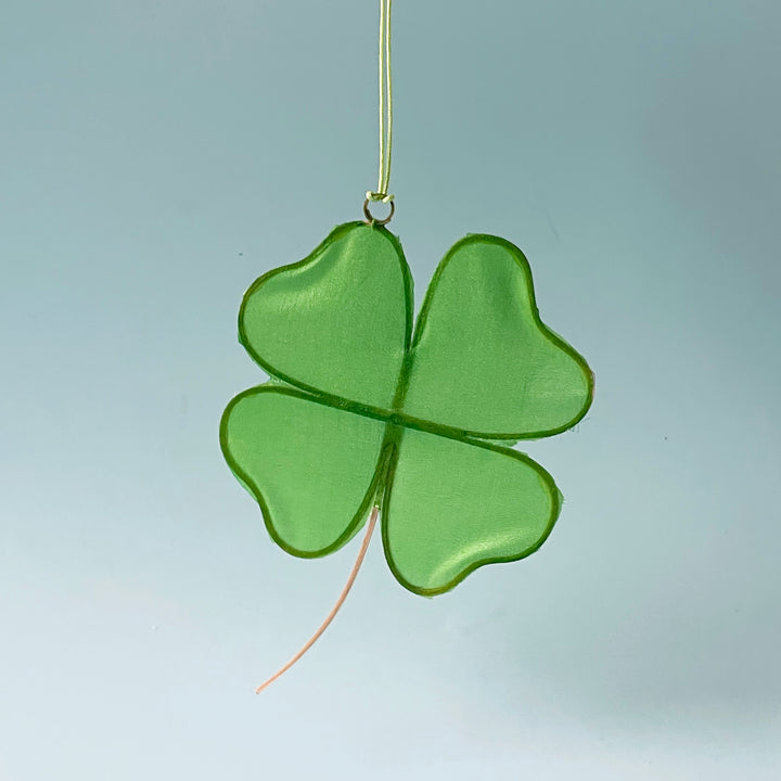 Four Leaf Clover Ornament and Card