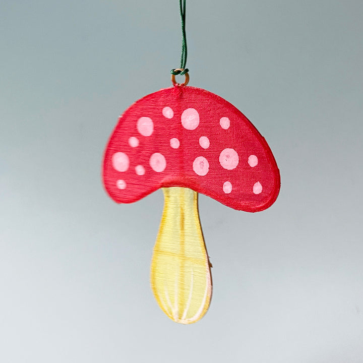 Mushroom Ornament and Card