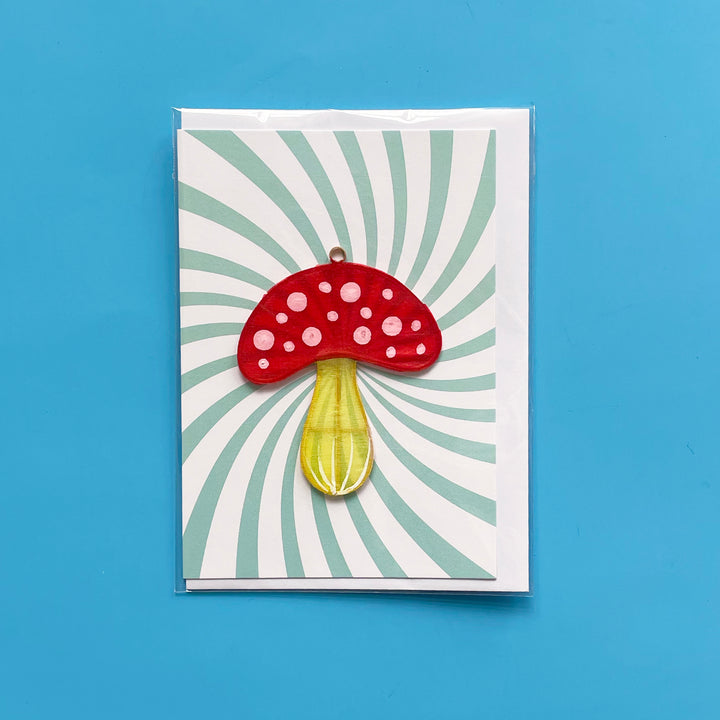 Mushroom Ornament and Card