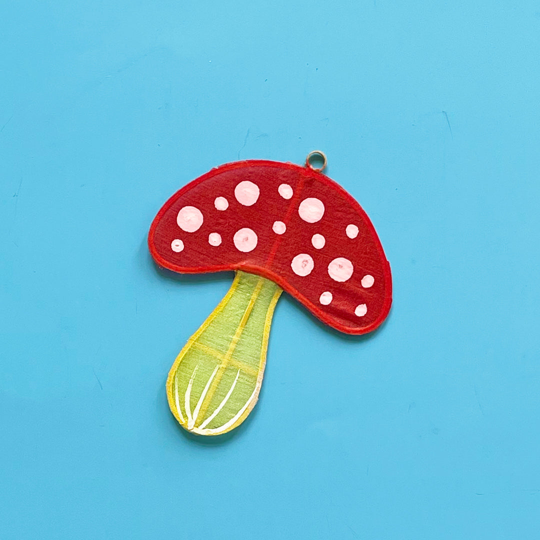Mushroom Ornament and Card