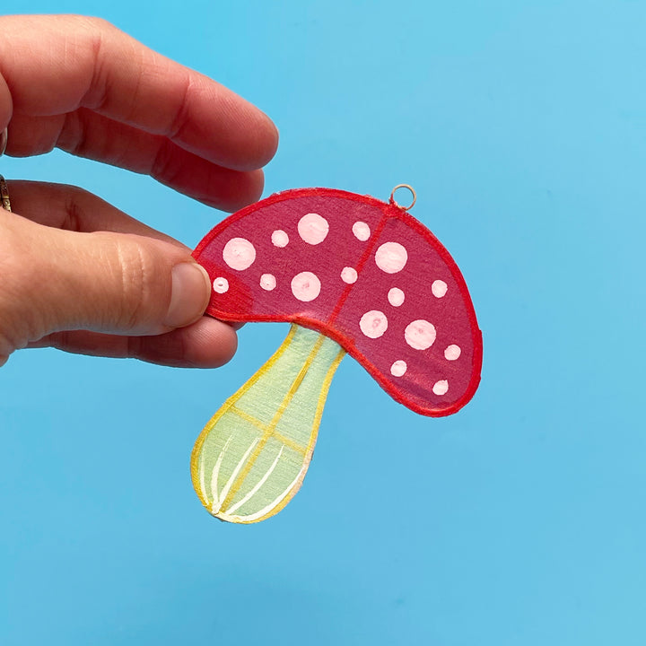 Mushroom Ornament and Card