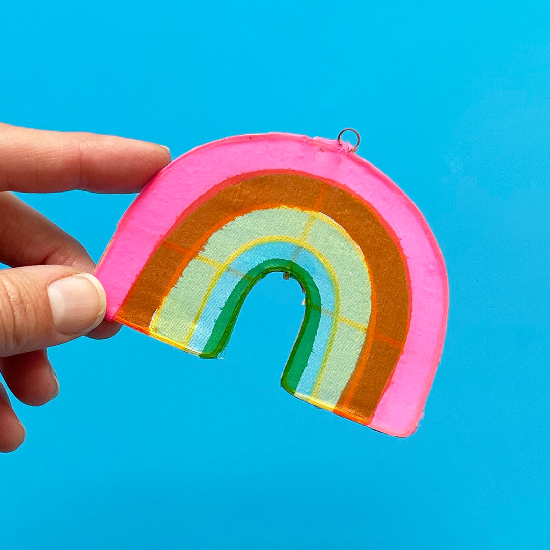 Rainbow Ornament and Card