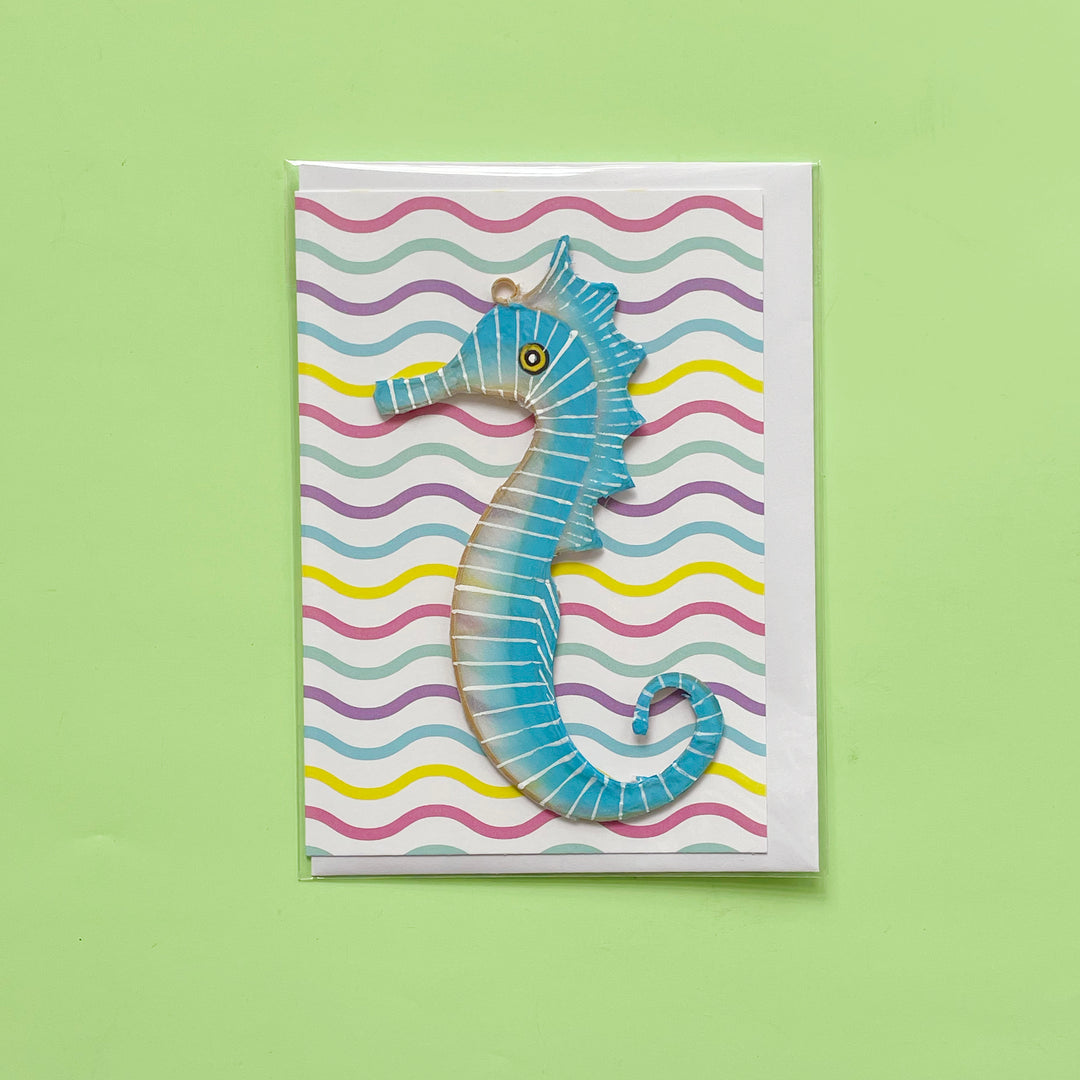 Sea Horse Ornament and Card