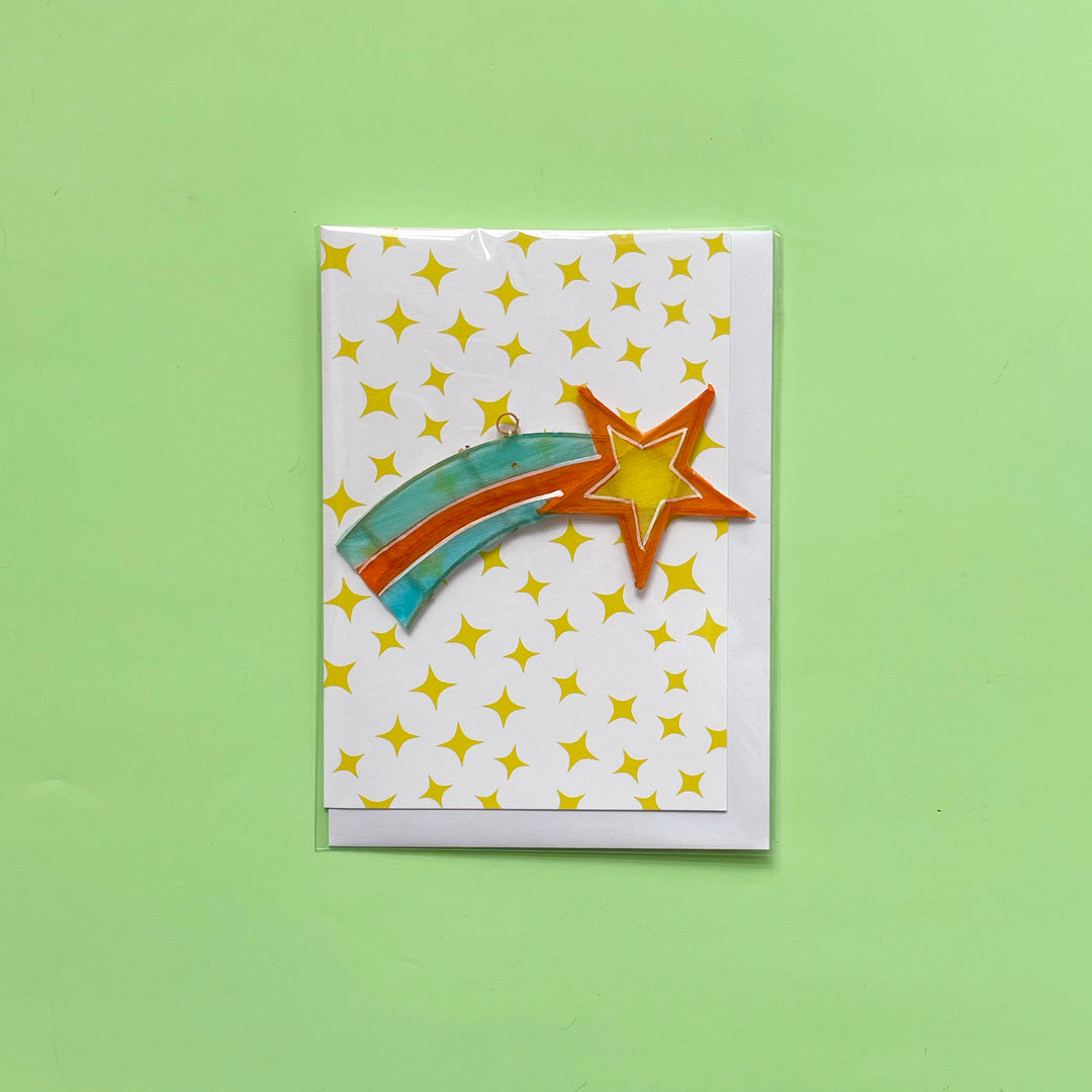 Shooting Star Ornament and Card