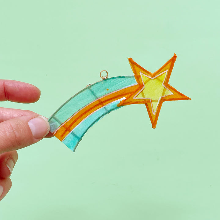 Shooting Star Ornament and Card