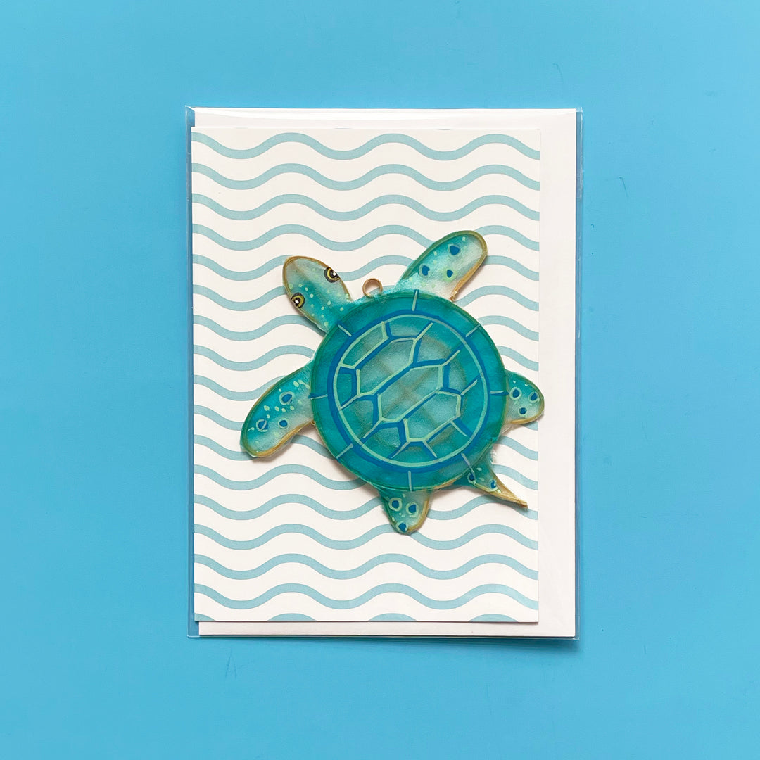 Turtle Ornament and Card