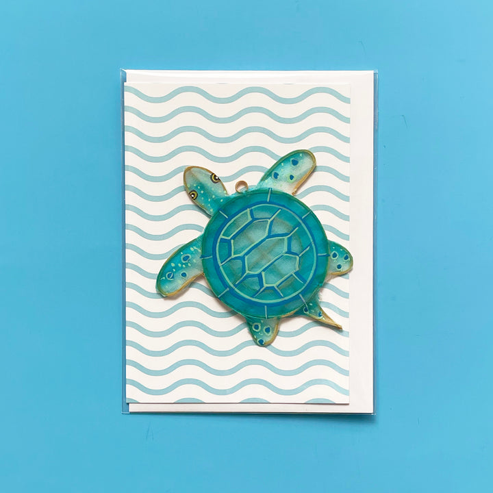 Turtle Ornament and Card