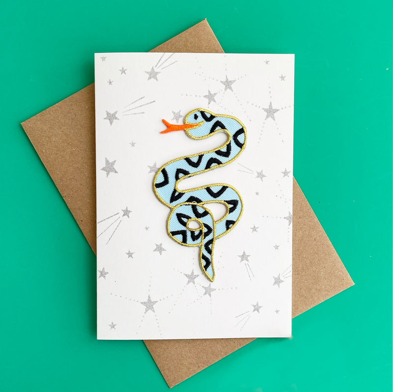 Snake Patch Card