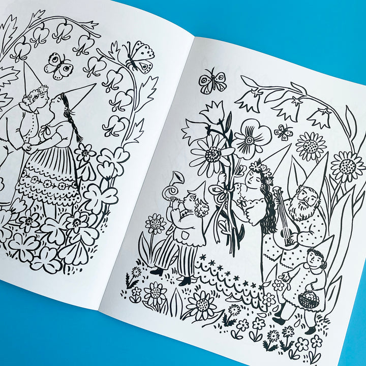 Gnomes Around the Year Coloring Book