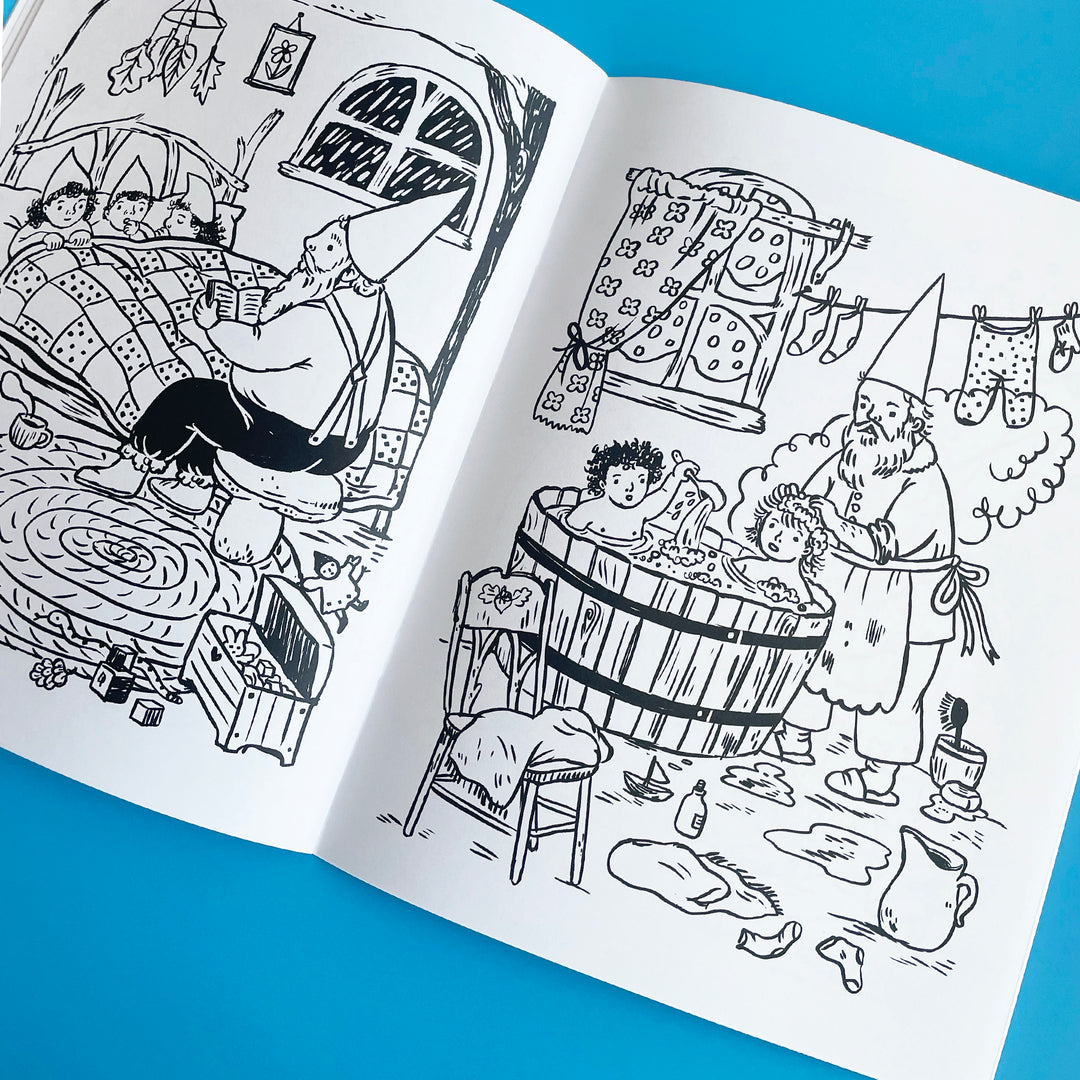 Gnomes Around the Year Coloring Book
