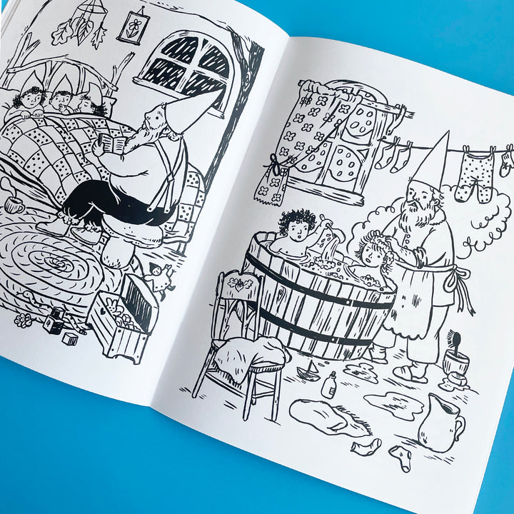 Gnomes Around the Year Coloring Book