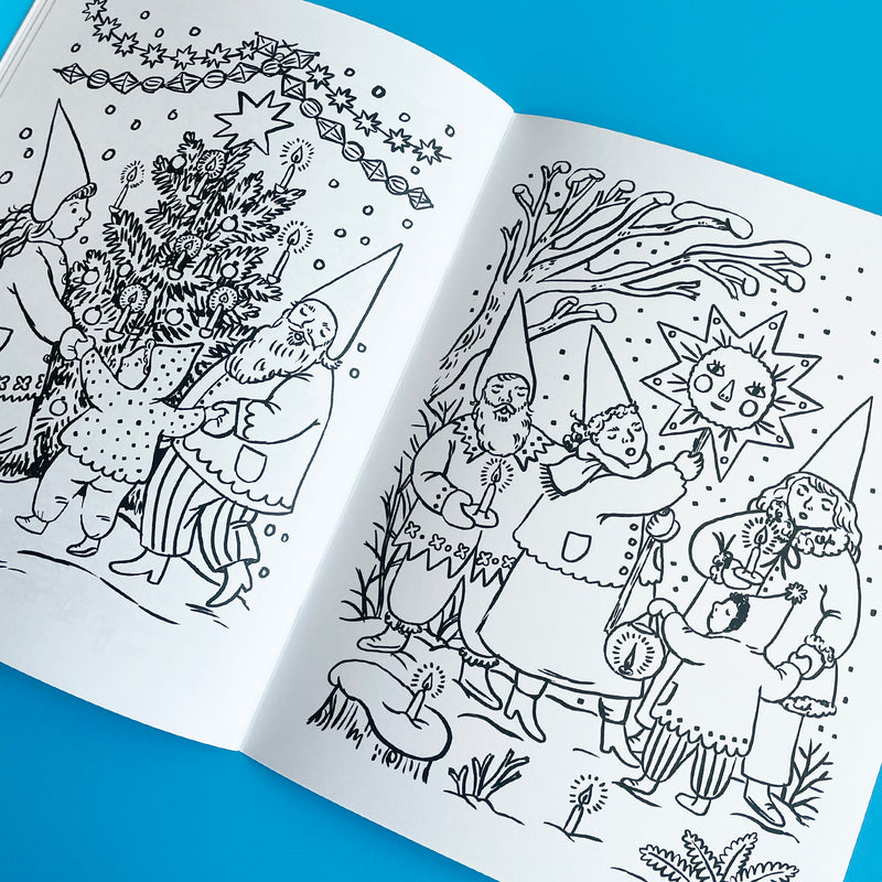 Gnomes Around the Year Coloring Book