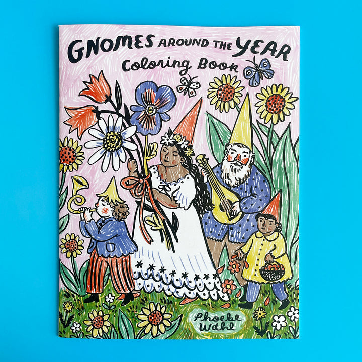 Gnomes Around the Year Coloring Book