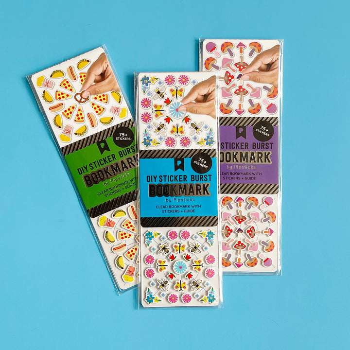 Sticker Burst Bookmark Kits