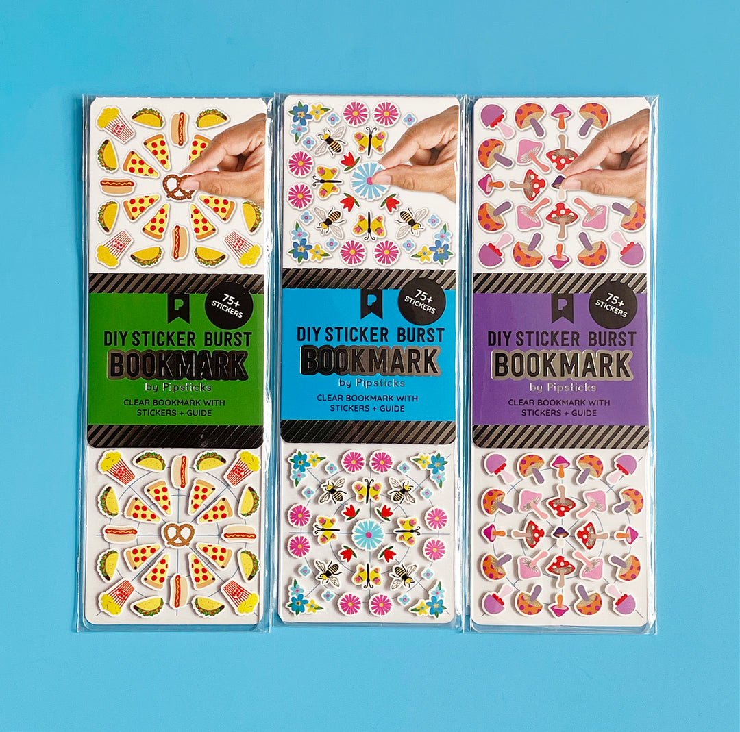 Sticker Burst Bookmark Kits