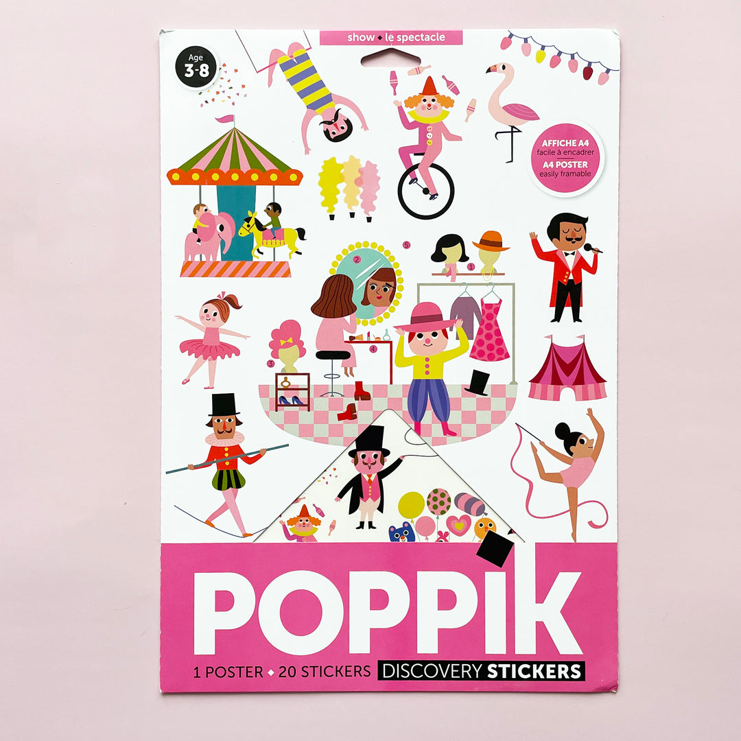 Mini Pink Performance Sticker Poster