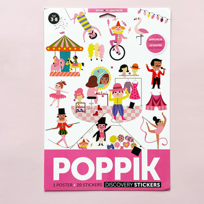 Mini Pink Performance Sticker Poster
