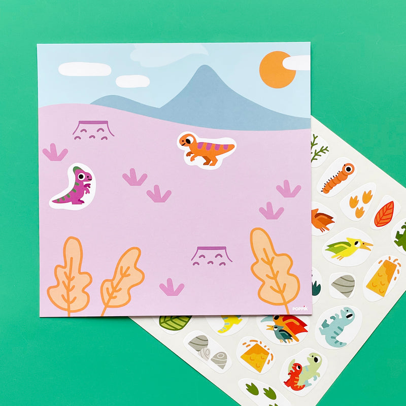 Little Dinosaurs Sticker Play Cards