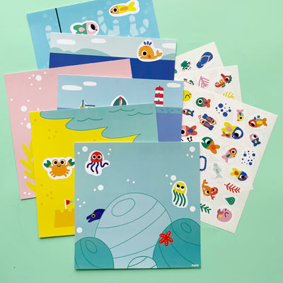 Little Sea Sticker Play Cards